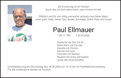 Die Erinnerung ist ein Fenster durch das ich Dich sehen kann