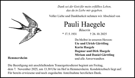 Dank sei dir Gott für mein erfülltes Leben