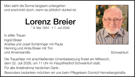 Man sieht die Sonne langsam untergehen und erschrickt doch