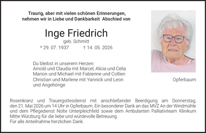 Traurig, aber mit vielen sch&ouml;nen Erinnerungen