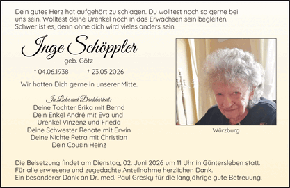 Dein gutes Herz hat aufgeh&ouml;rt zu schlagen