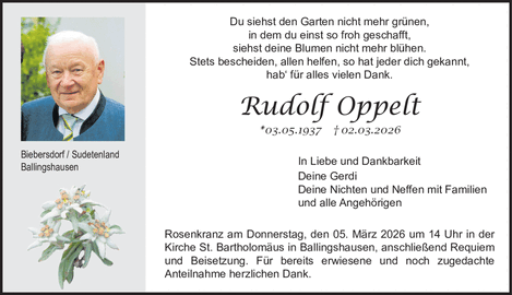 Du siehst den Garten nicht mehr gr&uuml;nen