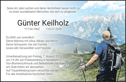 Deine Art, dein Lachen und deine Herzlichkeit lassen nicht zu