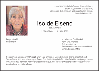 ? und immer sind da Spuren deines Lebens