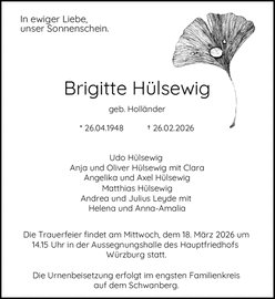 In ewiger Liebe, unser Sonnenschein