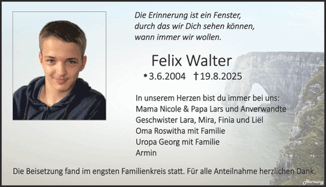 Die Erinnerung ist ein Fenster