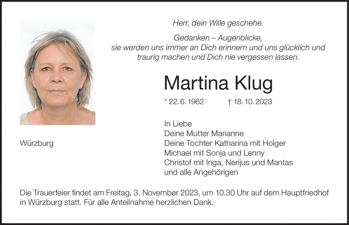 Herr, dein Wille geschehe