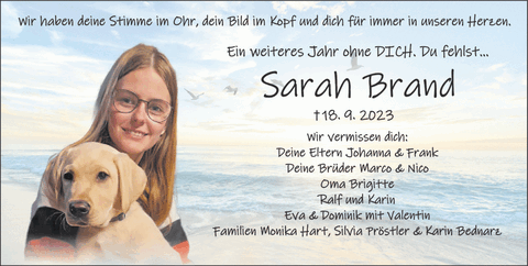 Wir haben deine Stimme im Ohr