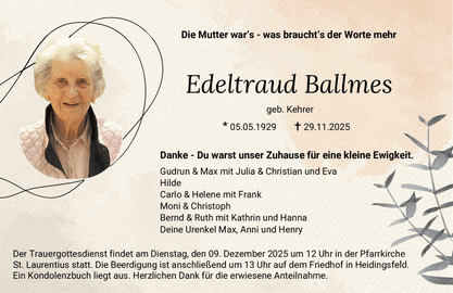 Die Mutter war?s - was braucht?