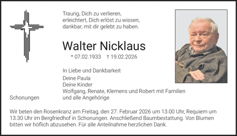 Traurig, Dich zu verlieren