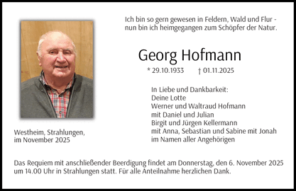 Ich bin so gern gewesen in Feldern