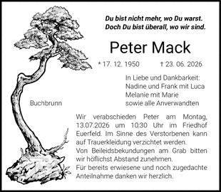 Du bist nicht mehr, wo Du warst