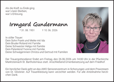 Als die Kraft zu Ende ging wars kein Sterben