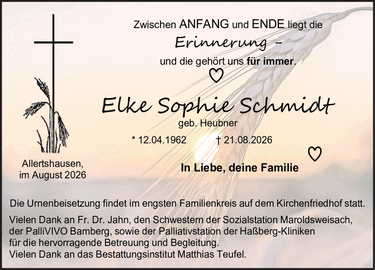 Zwischen ANFANG und ENDE liegt die Erinnerung und die geh&ouml;rt uns f&uuml;r immer