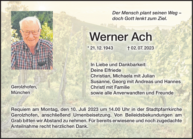 Der Mensch plant seinen Weg ? doch Gott lenkt zum Ziel