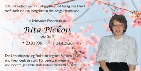 Still und einfach war ihr Leben