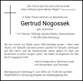 ?Der Tod ist das Tor zum Licht am Ende eines m&uuml;hsam gewordenen Weges?