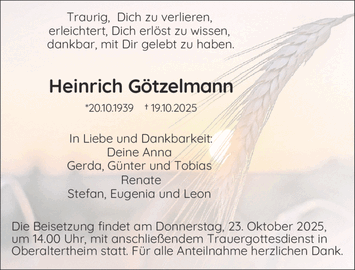 Traurig, Dich zu verlieren