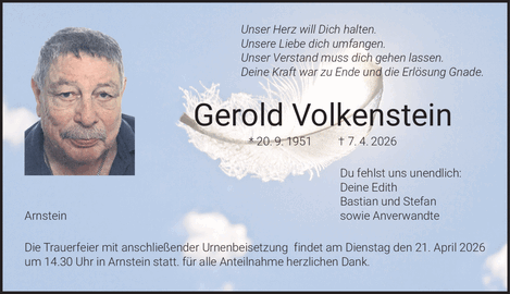 Unser Herz will Dich halten