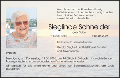 Wenn ihr an mich denkt