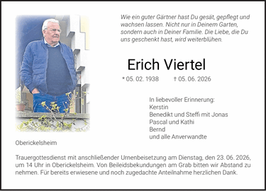 Wie ein guter G&auml;rtner hast Du ges&auml;t