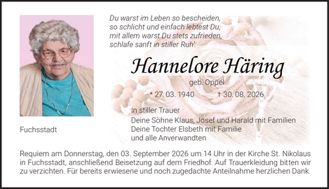 Du warst im Leben so bescheiden