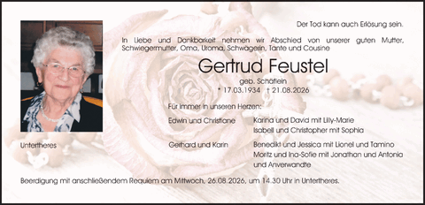 Der Tod kann auch Erl&ouml;sung sein