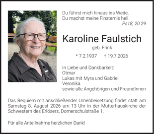 Du f&uuml;hrst mich hinaus ins Weite
